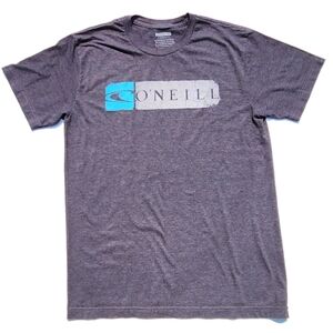RARE O'Neill Y2K Grey Logo Mens T-Shirt-Size Medium
